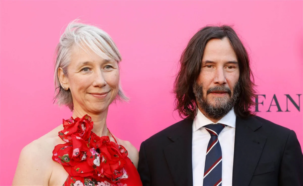 "Artist Alexandra Grant discusses her bond with Keanu Reeves and how their love story has shaped their creative paths."
