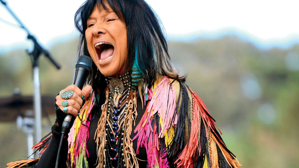 "Buffy Sainte-Marie's unwavering affirmation of her Native heritage resonates as a message of empowerment for all."
