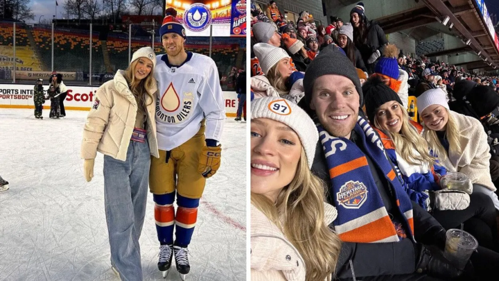 "Explore the competitive spirit of Lauren Kyle as she supports Connor McDavid on game days, offering a unique perspective on the life of an Edmonton Oilers captain's fiancée."
