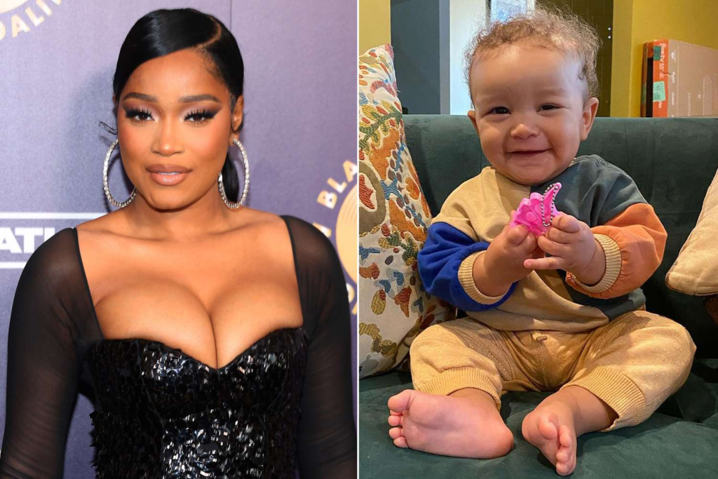 "Keke Palmer melts hearts with a sweet dance video featuring baby Leo. The actress pens a touching love letter, celebrating the joys and challenges of motherhood."
