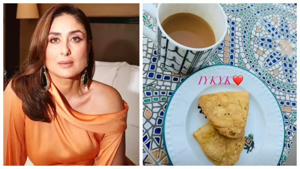 "Bollywood's Kareena Kapoor Khan shares a festive glimpse on Instagram, savoring Diwali snacks. Explore her joyful celebration and upcoming projects in the industry."

