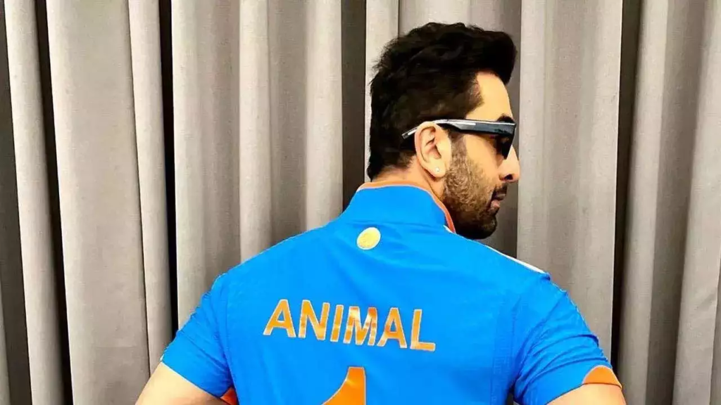 "Bollywood sensation Ranbir Kapoor strategically graces India vs. New Zealand Semi-Finals 2023, intertwining 'Animal' film promotion with cricket fervor. Exclusive details inside."
