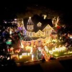 "Experience the magic of the Tinnin Christmas Village in Bay City, Texas, as the family competes on 'The Great Christmas Light Fight,' spreading joy through festive displays until December 25th."