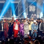 "Join Will Smith, Queen Latifah, and Public Enemy in a musical journey celebrating 50 years of hip-hop. A star-studded Grammy Salute to the iconic culture."