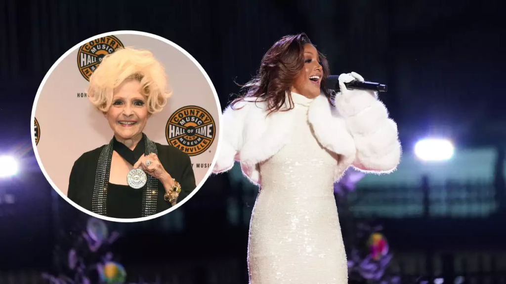 "Join Mickey Guyton in a dazzling rendition of Brenda Lee's 'Rockin’ Around The Christmas Tree' at the White House Tree Lighting—a historic moment in holiday music."
