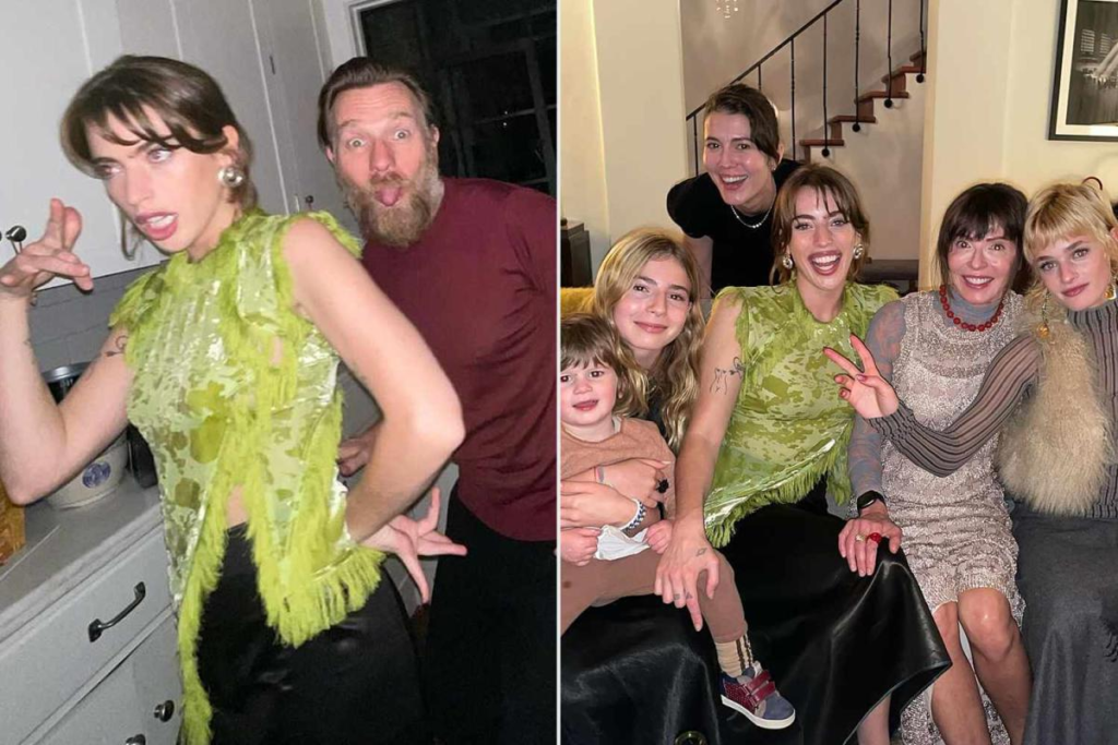 "Discover the joy as Ewan McGregor celebrates Christmas with his diverse family, creating heartwarming moments captured by Clara McGregor on Instagram."
