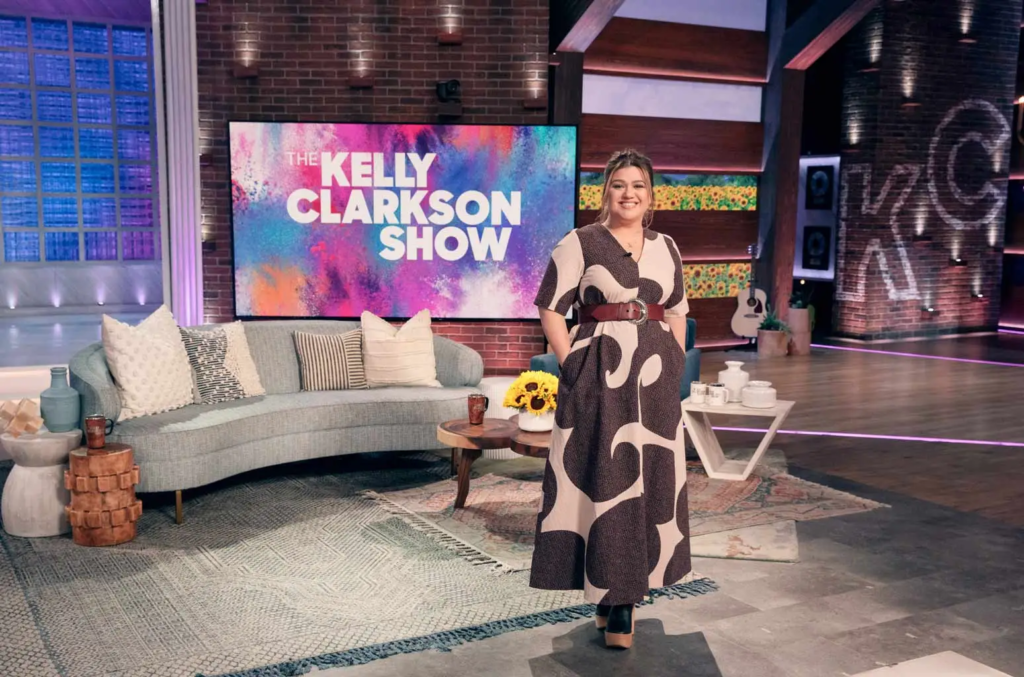 "Kelly Clarkson dominates the 2023 Daytime Emmys, clinching top honors for Best Talk Series and Talk Series Host. A celebration of her unparalleled success."
