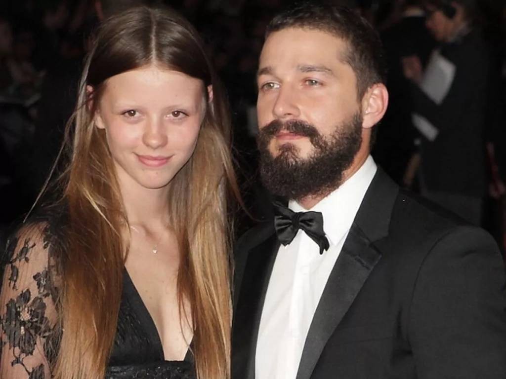 "Explore Mia Goth's pivotal role in saving Shia LaBeouf, turning adversity into family happiness. A love story of redemption and resilience unfolds."
