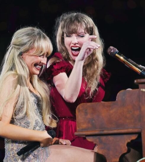 "Discover the amusing twists as Sabrina Carpenter unintentionally third-wheels Taylor Swift & Travis Kelce before a surprise duet steals the show in Sydney."