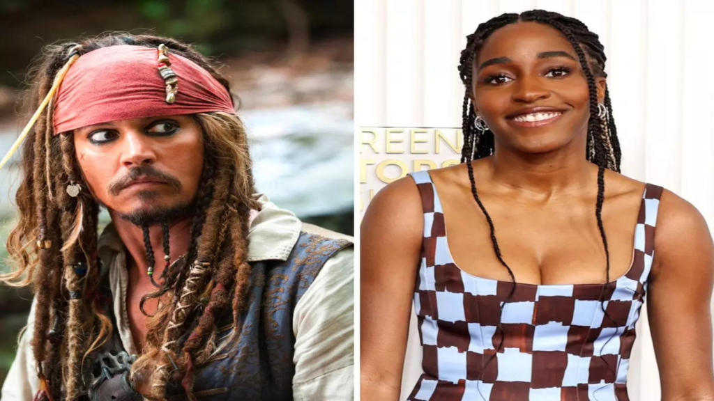 "The announcement of Ayo Edebiri taking over from Johnny Depp in 'Pirates of the Caribbean 6' has ignited a firestorm among fans. Explore the brewing controversy surrounding the casting decision and the potential impact on the iconic franchise."

