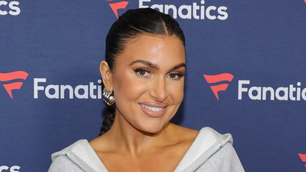 "ESPN's Molly Qerim turns heads in a stunning zip-up top and skirt ensemble, setting the stage for a glamorous night at Michael Rubin’s 2024 Fanatics Super Bowl Party in Las Vegas."

