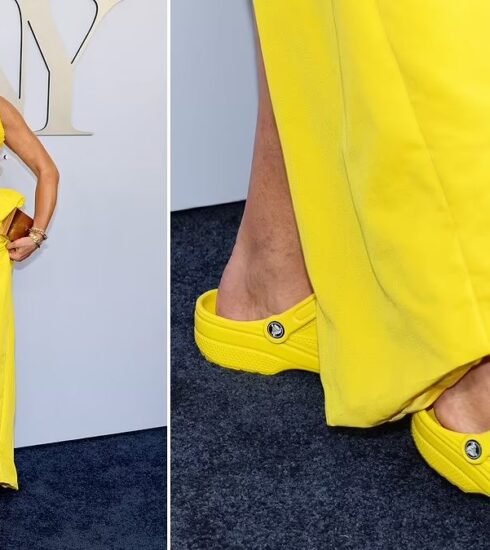 Brooke Shields turns heads at the 2024 Tony Awards by choosing comfort in Crocs over traditional heels post-foot surgery, sparking a fashion conversation.