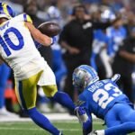 "In a thrilling NFL matchup, the Detroit Lions clinched an overtime victory over the Los Angeles Rams. Jameson Williams delivered a standout performance, proving pivotal in the Lions' dramatic win. Discover how Williams' breakout game led to this unforgettable finish."