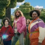 "The trailer for 'A Minecraft Movie' reveals Jack Black as Steve and Jason Momoa in a thrilling adventure. Discover Piglins and Creepers in this blocky universe!"