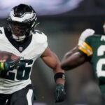 "Saquon Barkley stole the spotlight in his debut against the Eagles, delivering an explosive performance with three touchdowns. His impressive display underlined why he's a game-changer, setting high expectations for the season ahead."