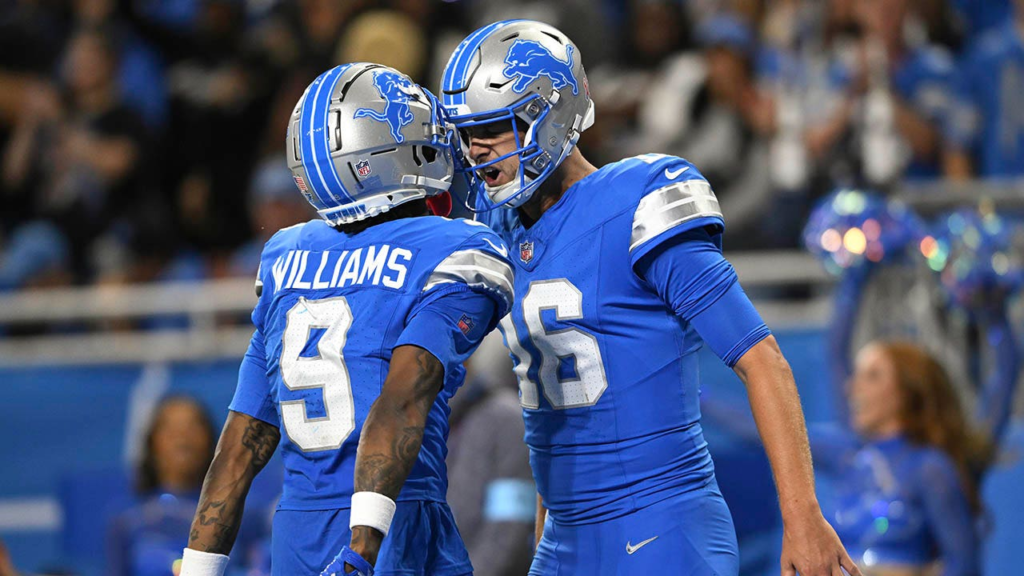 "In a thrilling NFL matchup, the Detroit Lions clinched an overtime victory over the Los Angeles Rams. Jameson Williams delivered a standout performance, proving pivotal in the Lions' dramatic win. Discover how Williams' breakout game led to this unforgettable finish."