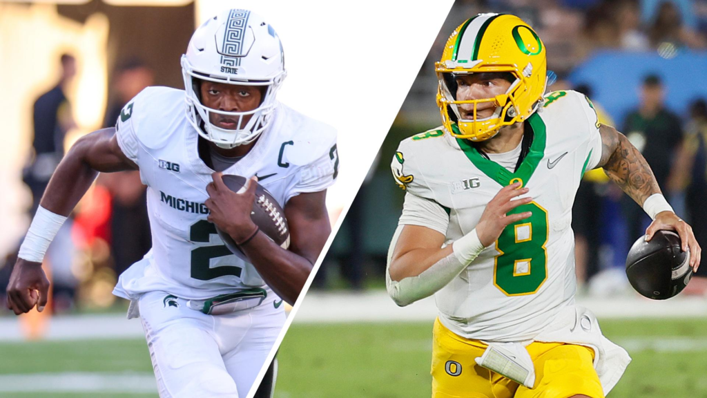 
Catch the exhilarating highlights of the game between Michigan State Spartans and the No. 6 ranked Oregon Ducks. This matchup delivered unforgettable moments and showcased both teams' talents. Don’t miss out on the action—watch the highlights now!











